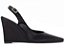 Scarpin Slingback Salto Anabela Corte V Preto Torricella AVS 99.056A - Imagem 5