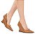 Scarpin Anabela Salto Geométrico Escultural Curvo Caramelo AVS 98.002C - Imagem 9