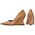 Scarpin Anabela Salto Geométrico Escultural Curvo Caramelo AVS 98.002C - Imagem 11