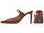 Sapato Scarpin Mule Mary Jane Salto Alto Fino Caramelo Marrom Escuro Torricella AVS 12.200C - Imagem 14