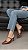 Sapato Scarpin Mule Mary Jane Salto Alto Fino Caramelo Marrom Escuro Torricella AVS 12.200C - Imagem 2
