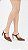 Sapato Scarpin Mule Mary Jane Salto Alto Fino Caramelo Marrom Escuro Torricella AVS 12.200C - Imagem 6