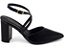 Sapato Scarpin Tira Cruzada Salto Bloco Grosso Verniz Preto Torricella AVS 125-1A - Imagem 12