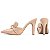 Sapato Scarpin Mule Salto Alto Napa Rosé Torricella AVS 67055F - Imagem 6