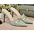 Sapato Scarpin Mule Salto Alto Napa Verde Torricella AVS 67055E - Imagem 1