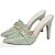 Sapato Scarpin Mule Salto Alto Napa Verde Torricella AVS 67055E - Imagem 2