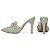 Sapato Scarpin Mule Salto Alto Napa Verde Torricella AVS 67055E - Imagem 6