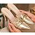 Sapato Scarpin Mule Salto Alto Napa Dourado Torricella AVS 67055D - Imagem 1