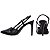 Sapato Scarpin Slingback Salto Alto Fino Preto Torricella AVS SC0072A - Imagem 6
