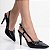 Sapato Scarpin Slingback Salto Alto Fino Preto Torricella AVS SC0072A - Imagem 12