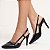 Sapato Scarpin Slingback Salto Alto Fino Preto Torricella AVS SC0072A - Imagem 4