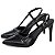 Sapato Scarpin Slingback Salto Alto Fino Preto Torricella AVS SC0072A - Imagem 5