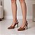 Sapato Scarpin Slingback Salto Alto Fino Caramelo SC0072B AVS - Imagem 8