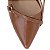 Sapato Scarpin Slingback Salto Alto Fino Caramelo SC0072B AVS - Imagem 9