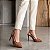 Sapato Scarpin Slingback Salto Alto Fino Caramelo SC0072B AVS - Imagem 4