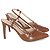 Sapato Scarpin Slingback Salto Alto Fino Caramelo SC0072B AVS - Imagem 11