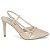 Sapato Scarpin Slingback Salto Alto Fino Bege Torricella AVS SC0072C - Imagem 6