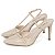 Sapato Scarpin Slingback Salto Alto Fino Bege Torricella AVS SC0072C - Imagem 2