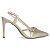 Sapato Scarpin Slingback Salto Alto Fino Dourado Champagne AVS SC0072D - Imagem 10