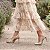 Sapato Scarpin Slingback Salto Alto Fino Dourado Champagne AVS SC0072D - Imagem 3