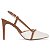 Sapato Scarpin Slingback Salto Alto Fino Off White Angelical Torricella AVS SC0072E - Imagem 11