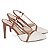 Sapato Scarpin Slingback Salto Alto Fino Off White Angelical Torricella AVS SC0072E - Imagem 12