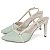 Sapato Scarpin Slingback Salto Alto Fino Verde Torricella AVS SC0072F - Imagem 2