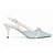 Sapato Scarpin Slingback Napa Azul Off White Salto Fino Médio 600.12H AVS - Imagem 5