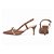Sapato Scarpin Slingback Salto Médio Caramelo Ouro Torricella AVS 600.12G - Imagem 2