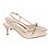 Sapato Scarpin Slingback Salto Médio Rose Ouro Light Torricella AVS 600.12F - Imagem 4