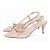 Sapato Scarpin Slingback Salto Médio Rose Ouro Light Torricella AVS 600.12F - Imagem 3