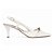 Sapato Scarpin Slingback Napa Off White Ouro Light Salto Fino Torricella AVS 600.12E - Imagem 5