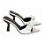 Sandália Tamanco Mule Bico Folha Salto Médio Off White Torricella AVS 2059B - Imagem 4