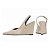Scarpin Slingback Salto Anabela Corte V Bege Torricella AVS 99.056B - Imagem 2