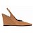 Scarpin Slingback Salto Anabela Corte V Caramelo Torricella AVS 99.056C - Imagem 5