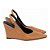 Scarpin Slingback Salto Anabela Corte V Caramelo Torricella AVS 99.056C - Imagem 4