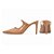 Sapato Scarpin Mule Mary Jane Salto Alto Fino Caramelo Torricella AVS 12.200B - Imagem 2