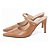 Sapato Scarpin Mule Mary Jane Salto Alto Fino Caramelo Torricella AVS 12.200B - Imagem 3