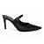 Sapato Scarpin Mule Mary Jane Salto Alto Fino Preto Torricella AVS 12.200A - Imagem 1
