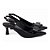 Scarpin Slingback Salto Taça Laço Preto Torricella AVS 24.030A - Imagem 4