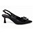 Scarpin Slingback Salto Taça Laço Preto Torricella AVS 24.030A - Imagem 1
