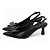 Scarpin Slingback Salto Taça Laço Preto Torricella AVS 24.030A - Imagem 3