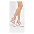 Sapato Scarpin Tira Cruzada Salto Bloco Grosso Verniz Off White Torricella AVS 125-1B - Imagem 8