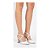 Sapato Scarpin Tira Cruzada Salto Bloco Grosso Verniz Off White Torricella AVS 125-1B - Imagem 7