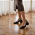 Sapato Scarpin Slingback Salto Bloco Baixo Preto Torricella AVS 27.110A - Imagem 9