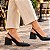 Sapato Scarpin Slingback Salto Bloco Baixo Preto Torricella AVS 27.110A - Imagem 5