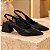 Sapato Scarpin Slingback Salto Bloco Baixo Preto Torricella AVS 27.110A - Imagem 2