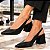 Sapato Scarpin Slingback Salto Bloco Baixo Preto Torricella AVS 27.110A - Imagem 4