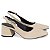 Sapato Scarpin Slingback Salto Bloco Baixo Bege Torricella AVS 27.110B - Imagem 10
