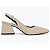 Sapato Scarpin Slingback Salto Bloco Baixo Bege Torricella AVS 27.110B - Imagem 13